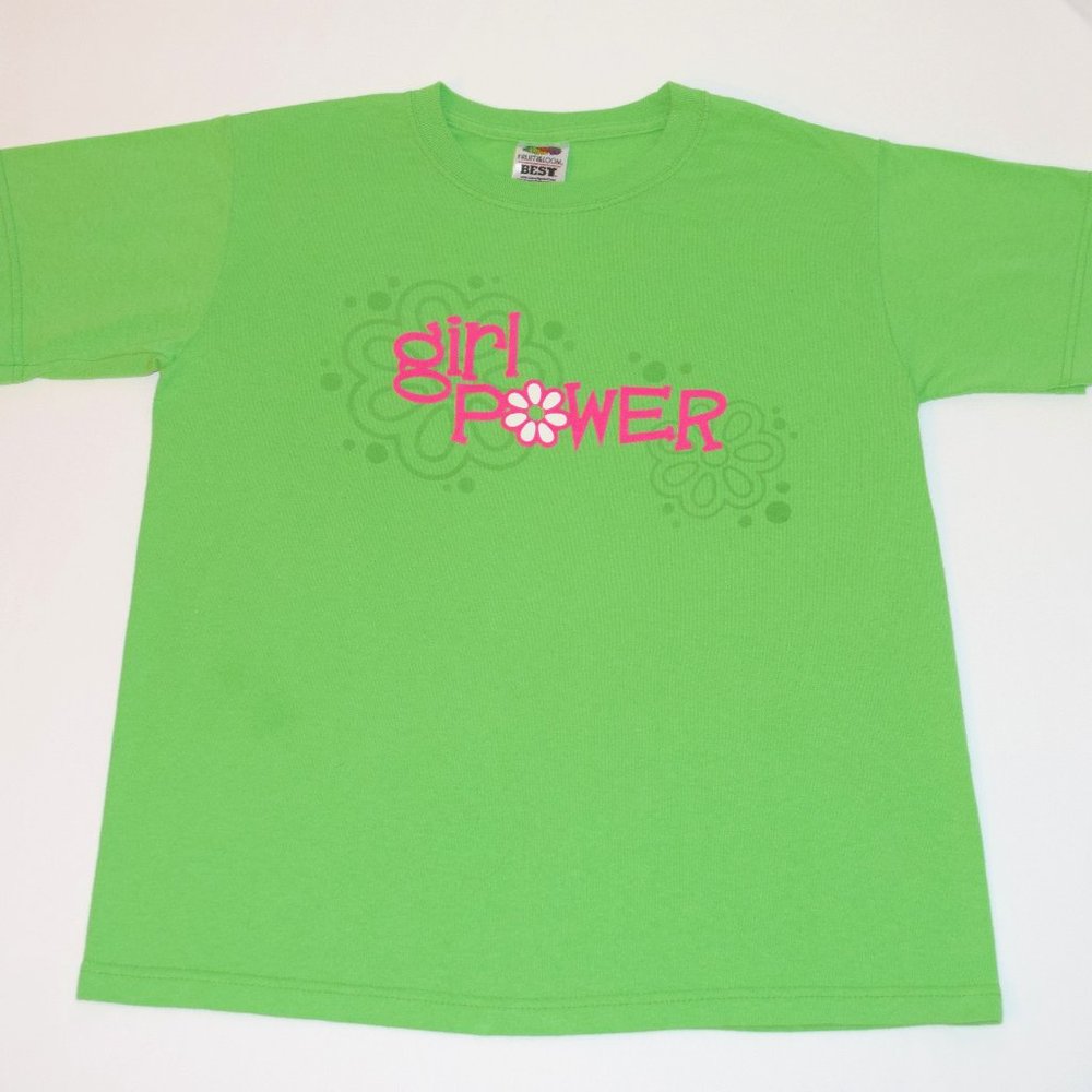 Fruit of the Loom Girl Scouts "Girl Power" Short Sleeve T-Shirt - (14/16)